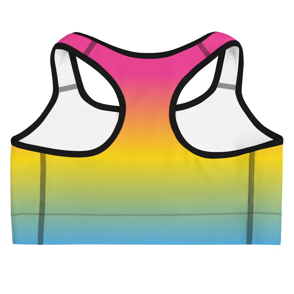 Pan Pride Gradient Sports bra