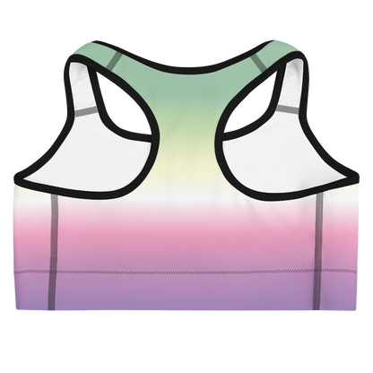 Genderfae Pride Gradient Sports bra