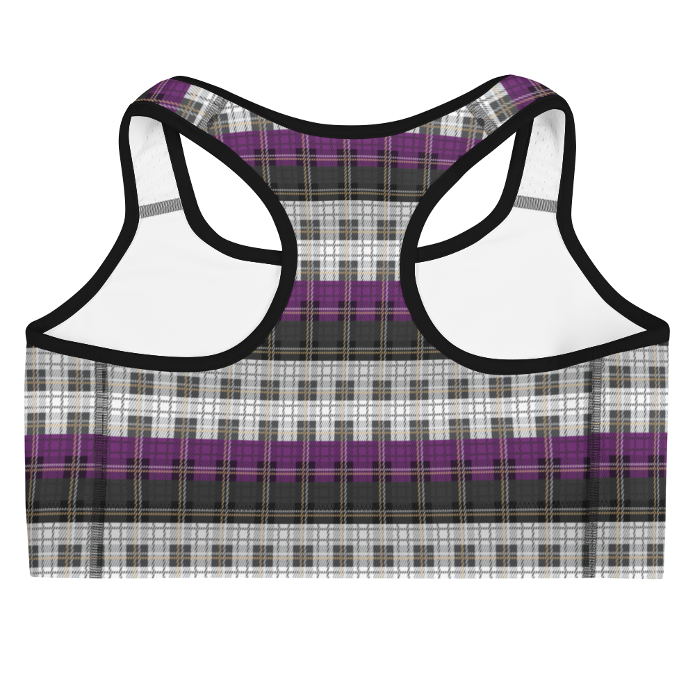 Ace Plaid Sports bra