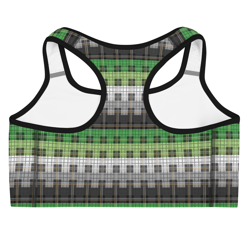 Aro Plaid Sports bra