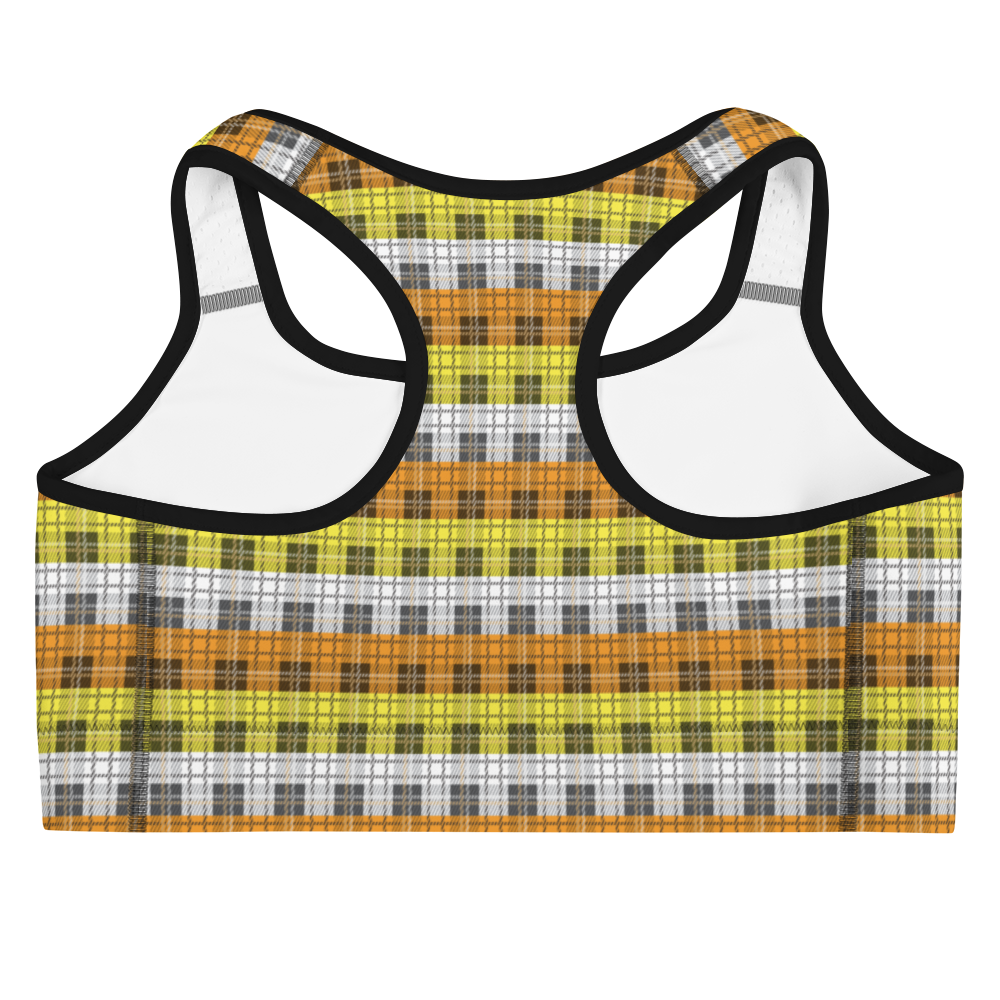 Maverique Plaid Sports bra