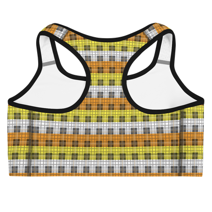 Maverique Plaid Sports bra