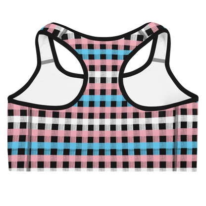 Trans Flannel Sports bra