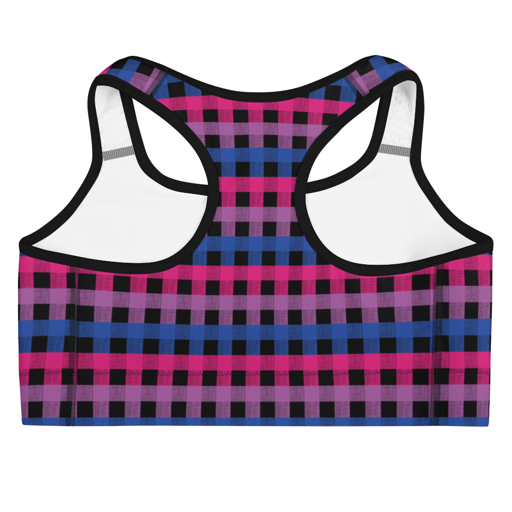 Bi Flannel Sports bra