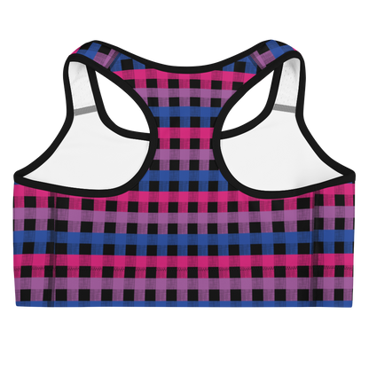 Bi Flannel Sports bra