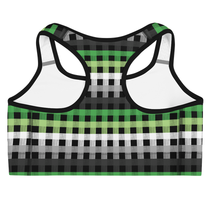 Aro Flannel Sports bra