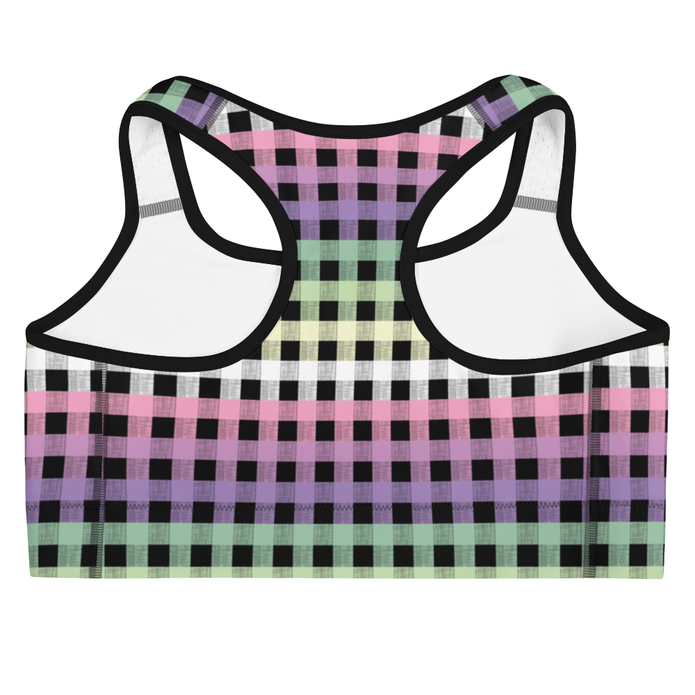 Genderfae Flannel Sports bra