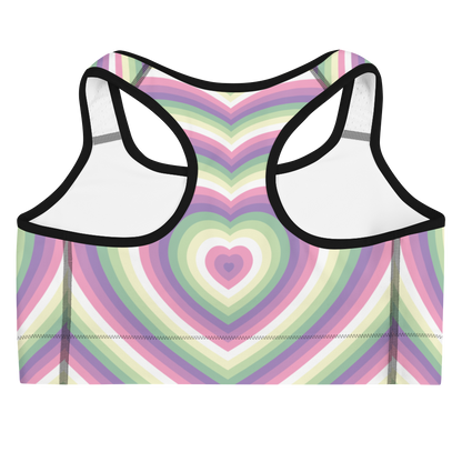 Genderfae Hearts Sports bra