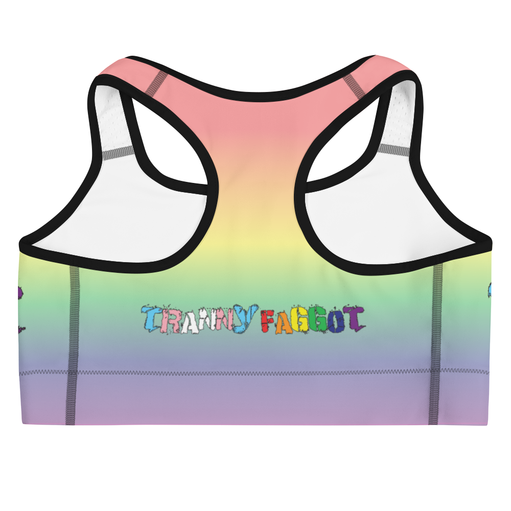 Tranny Faggot Sports bra