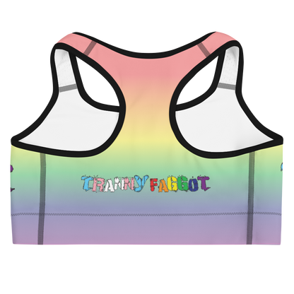 Tranny Faggot Sports bra