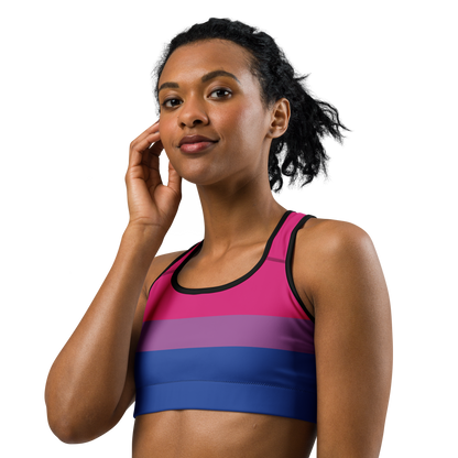 Bi Pride Flag Sports bra