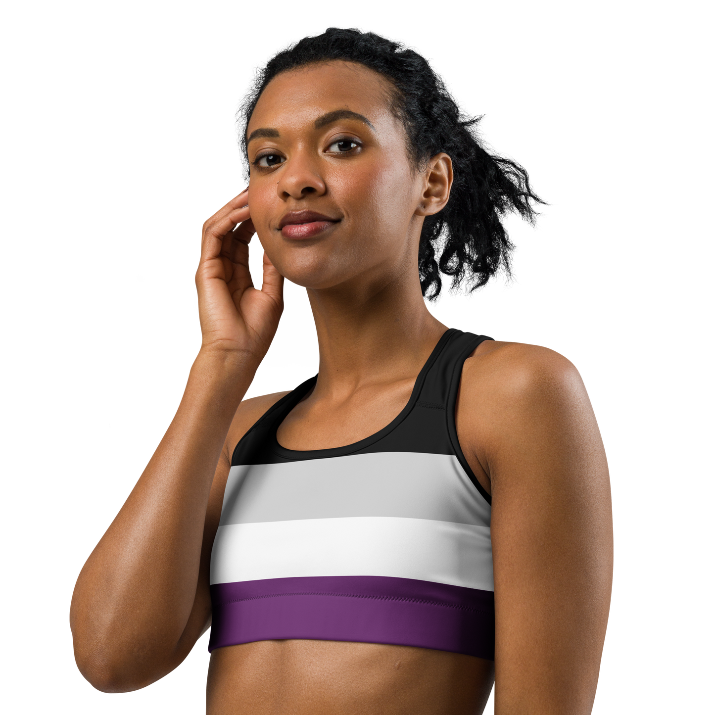 Ace Pride Flag Sports bra