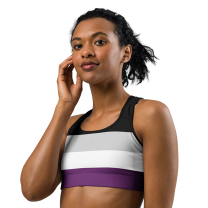 Ace Pride Flag Sports bra