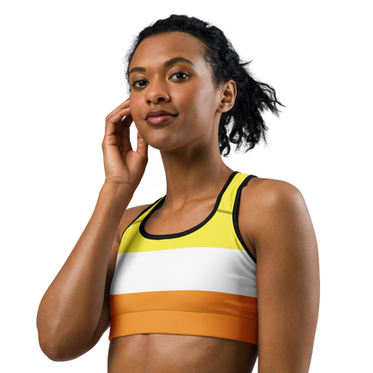 Maverique Pride Flag Sports bra