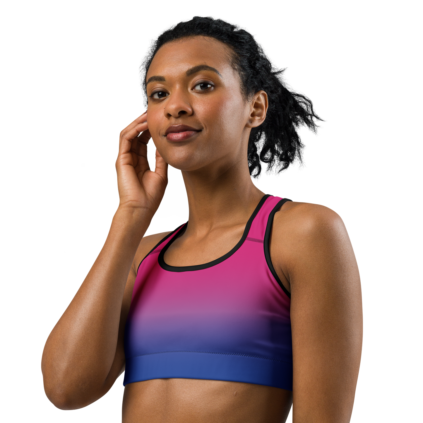 Bi Pride Gradient Sports bra