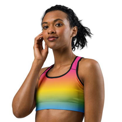 Pan Pride Gradient Sports bra