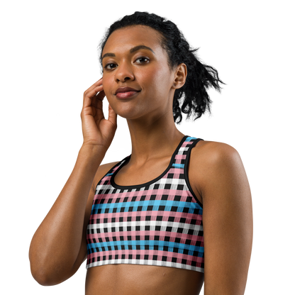 Trans Flannel Sports bra