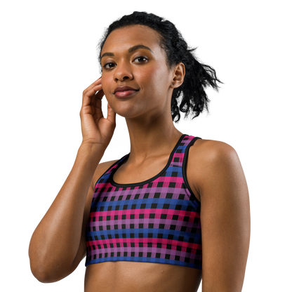 Bi Flannel Sports bra