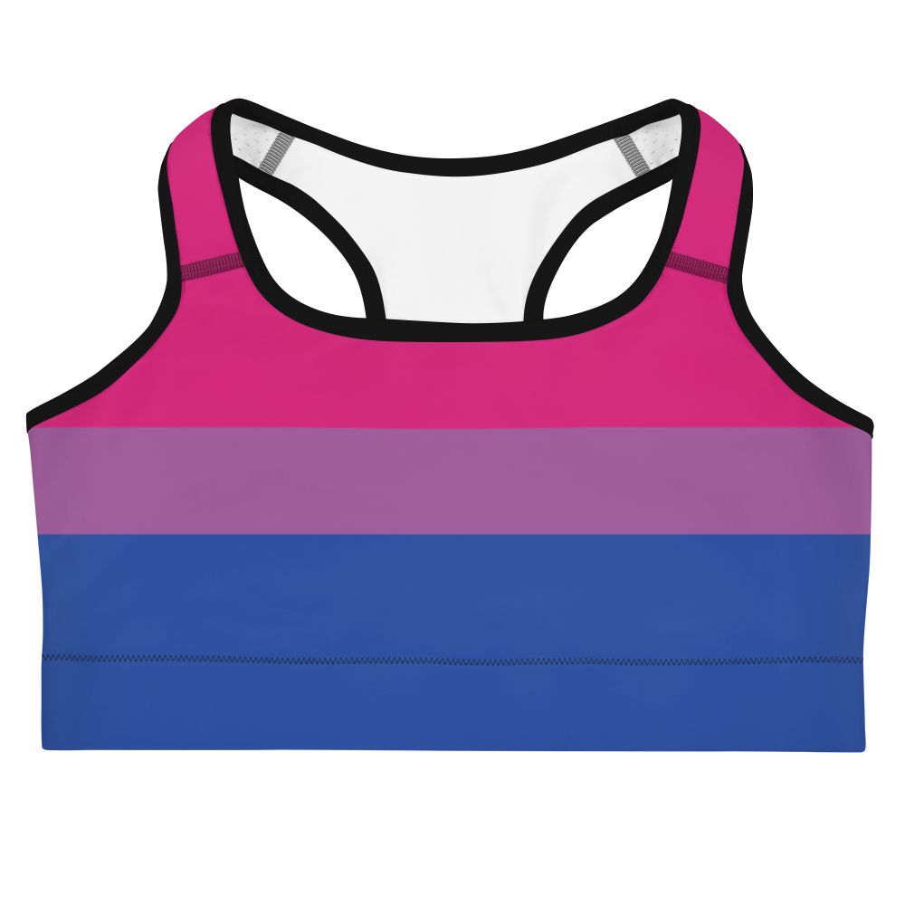 Bi Pride Flag Sports bra