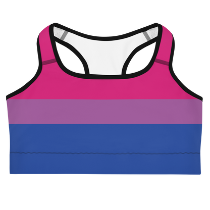 Bi Pride Flag Sports bra