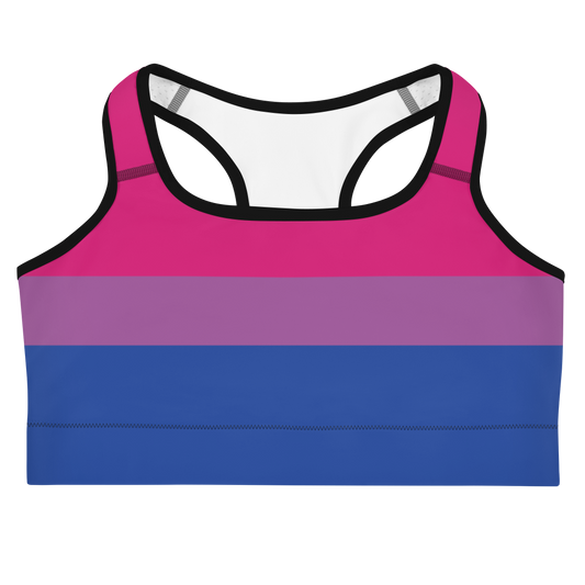 Bi Pride Flag Sports bra