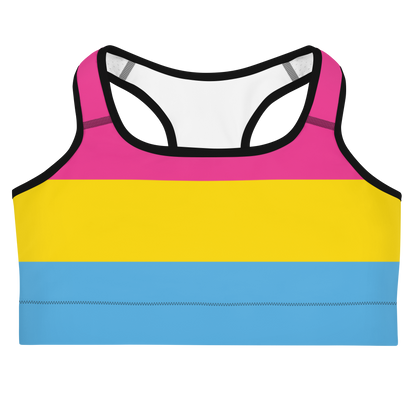 Pan Pride Flag Sports bra