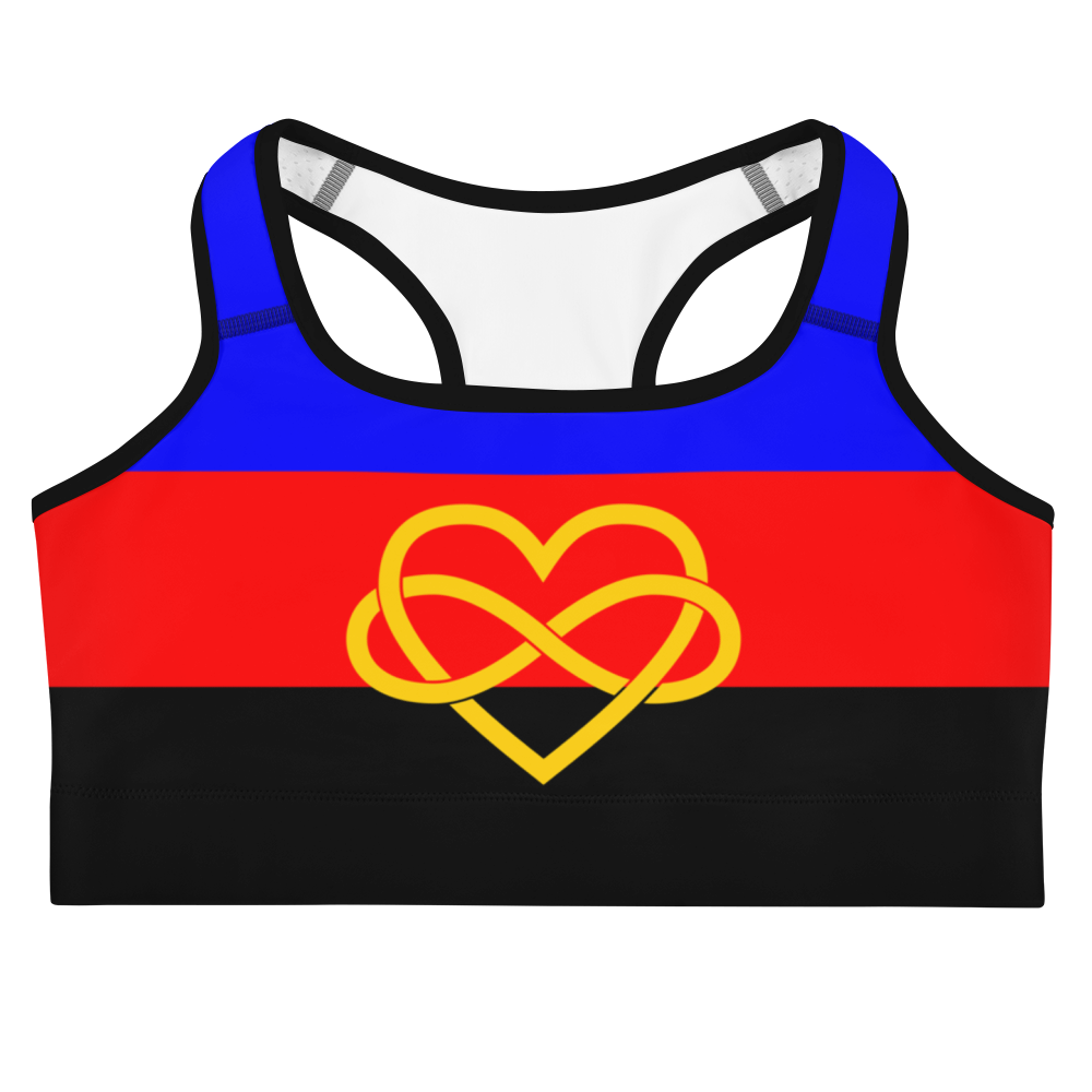 Poly Pride Flag Sports bra