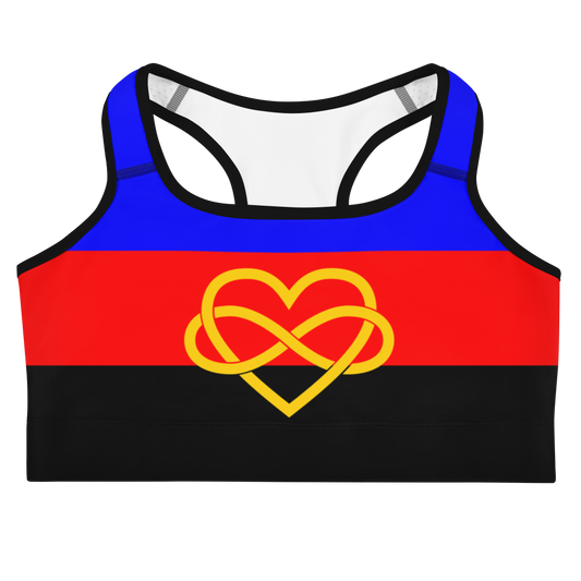 Poly Pride Flag Sports bra