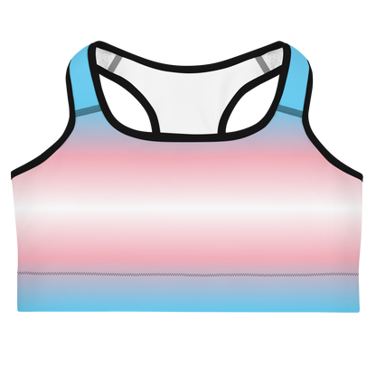 Trans Pride Gradient Sports bra