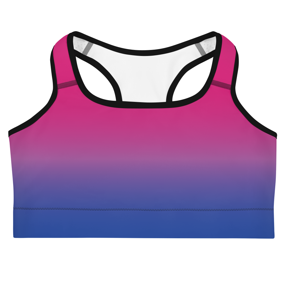 Bi Pride Gradient Sports bra