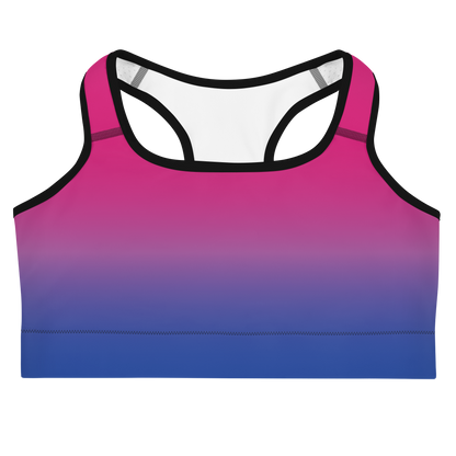 Bi Pride Gradient Sports bra