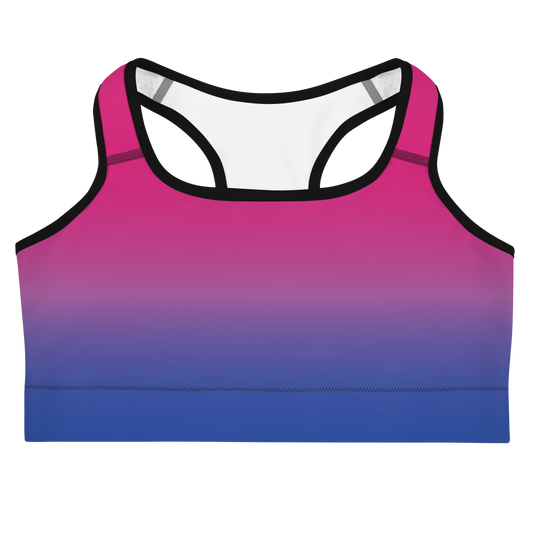 Bi Pride Gradient Sports bra