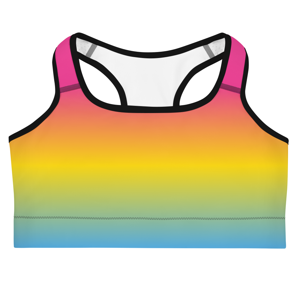 Pan Pride Gradient Sports bra