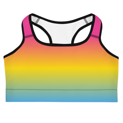 Pan Pride Gradient Sports bra