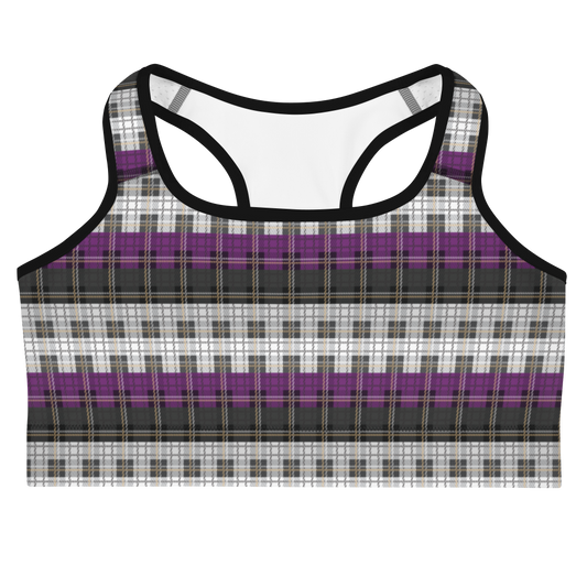 Ace Plaid Sports bra