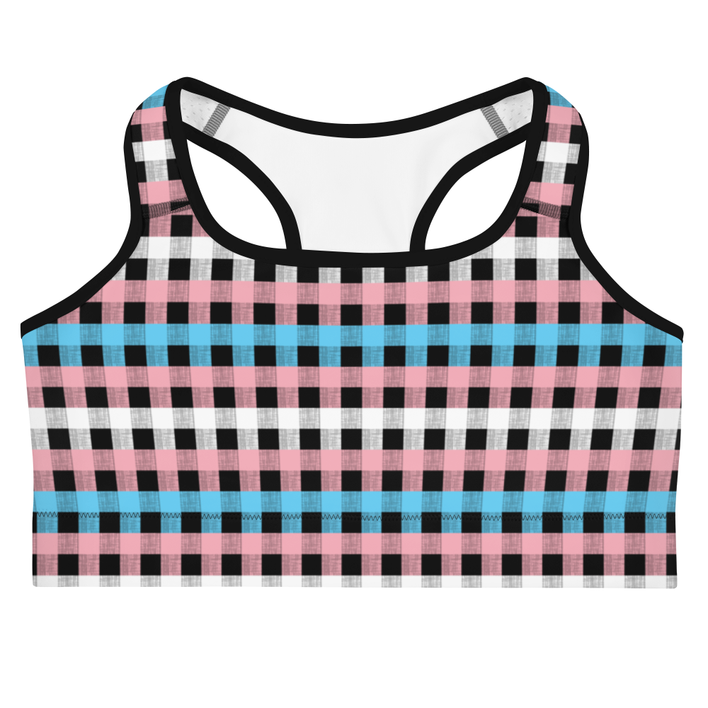 Trans Flannel Sports bra