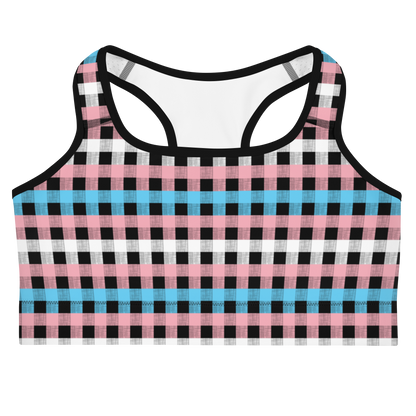 Trans Flannel Sports bra