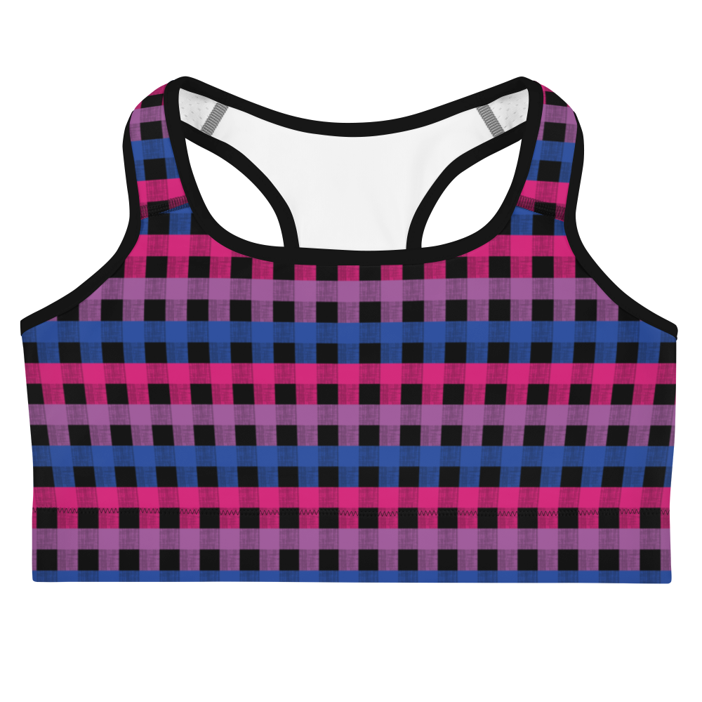 Bi Flannel Sports bra