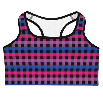 Bi Flannel Sports bra