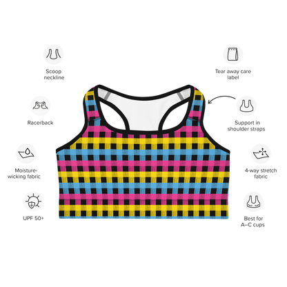 Pan Flannel Sports bra