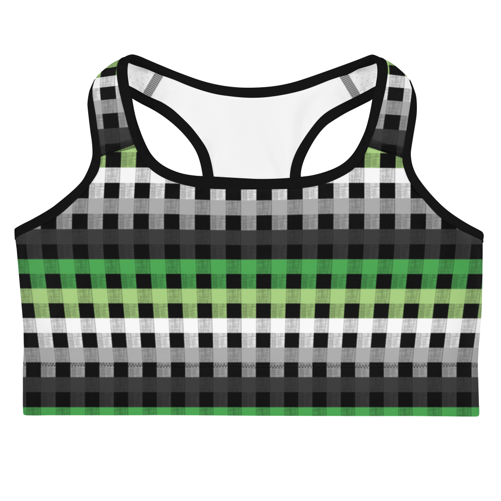 Aro Flannel Sports bra