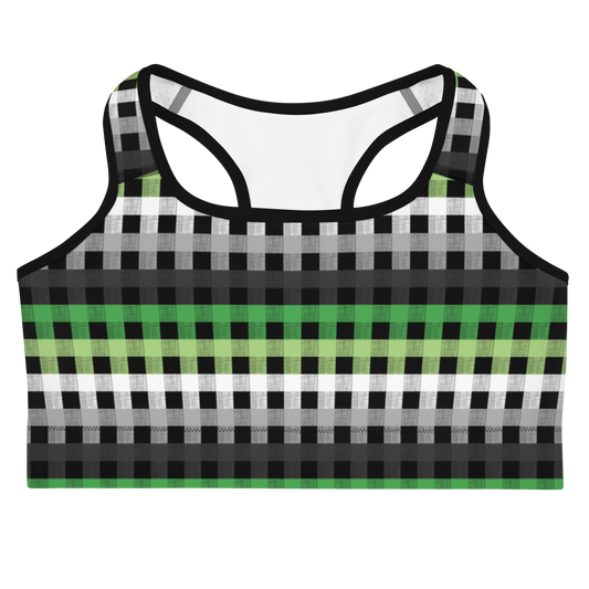 Aro Flannel Sports bra