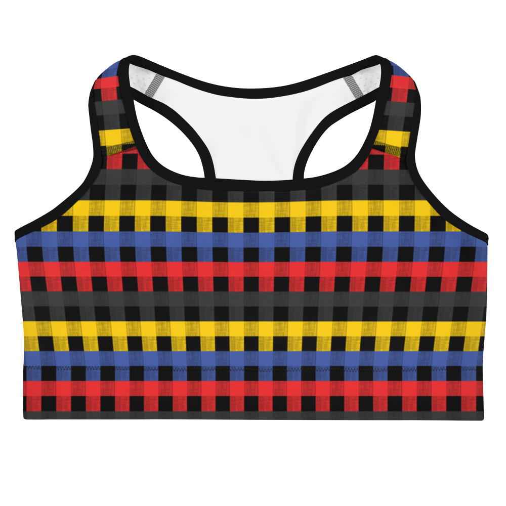 Poly Flannel Sports bra