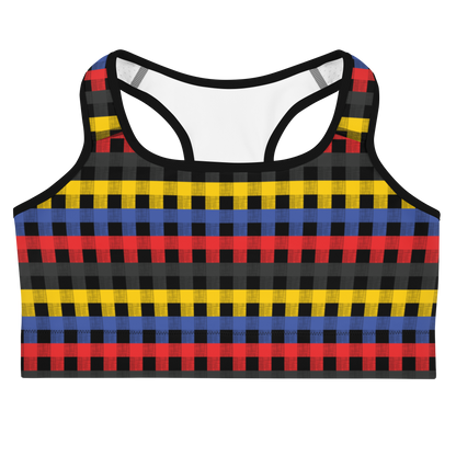 Poly Flannel Sports bra