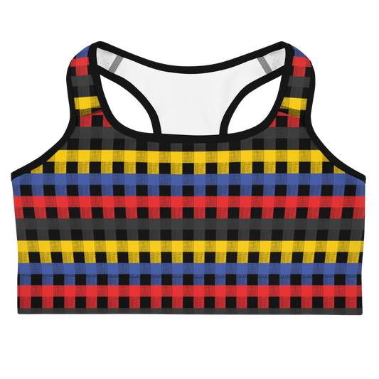 Poly Flannel Sports bra