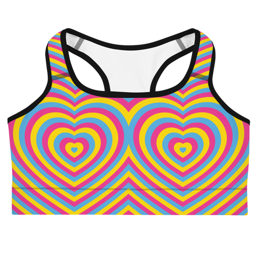 Pan Hearts Sports bra