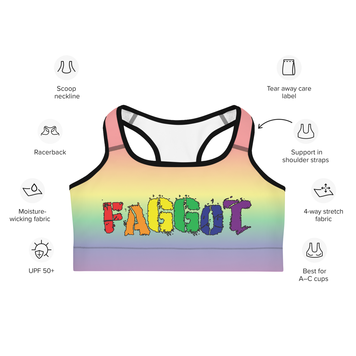 Faggot Sports bra