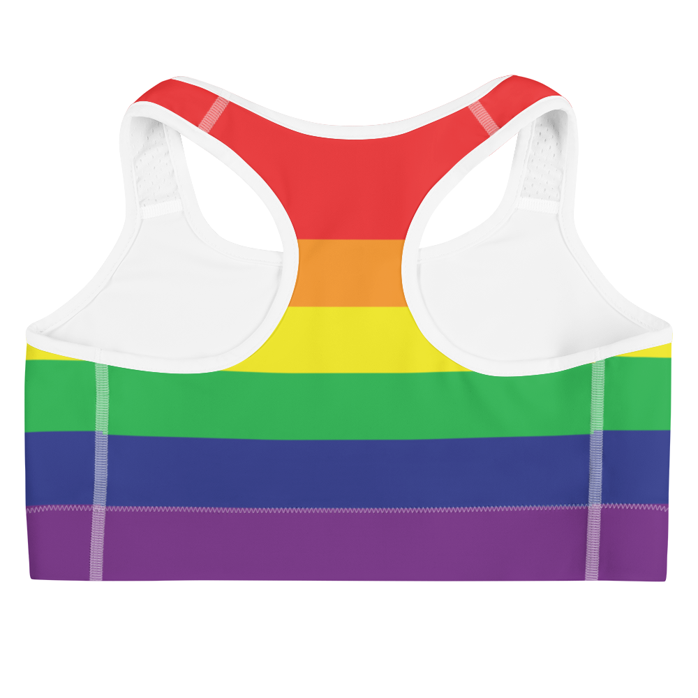 Rainbow Pride Flag Sports bra