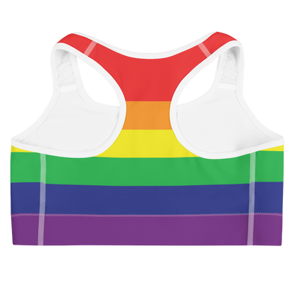 Rainbow Pride Flag Sports bra