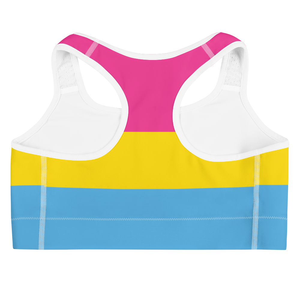 Pan Pride Flag Sports bra